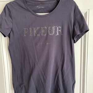 Pikeur Women's Short Sleeve Tee in Gray